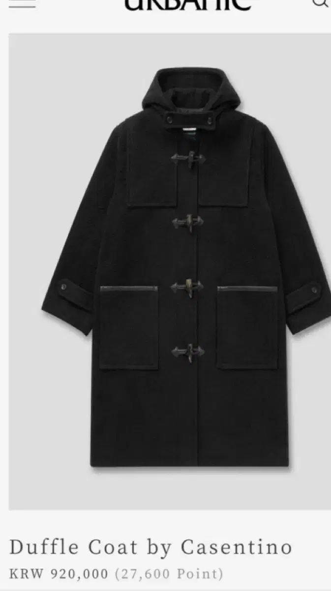 urbarnic30 얼바닉 duffle coat